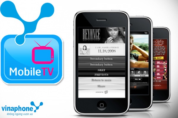 Đăng ký dịch vụ Mobile TV Vinaphone