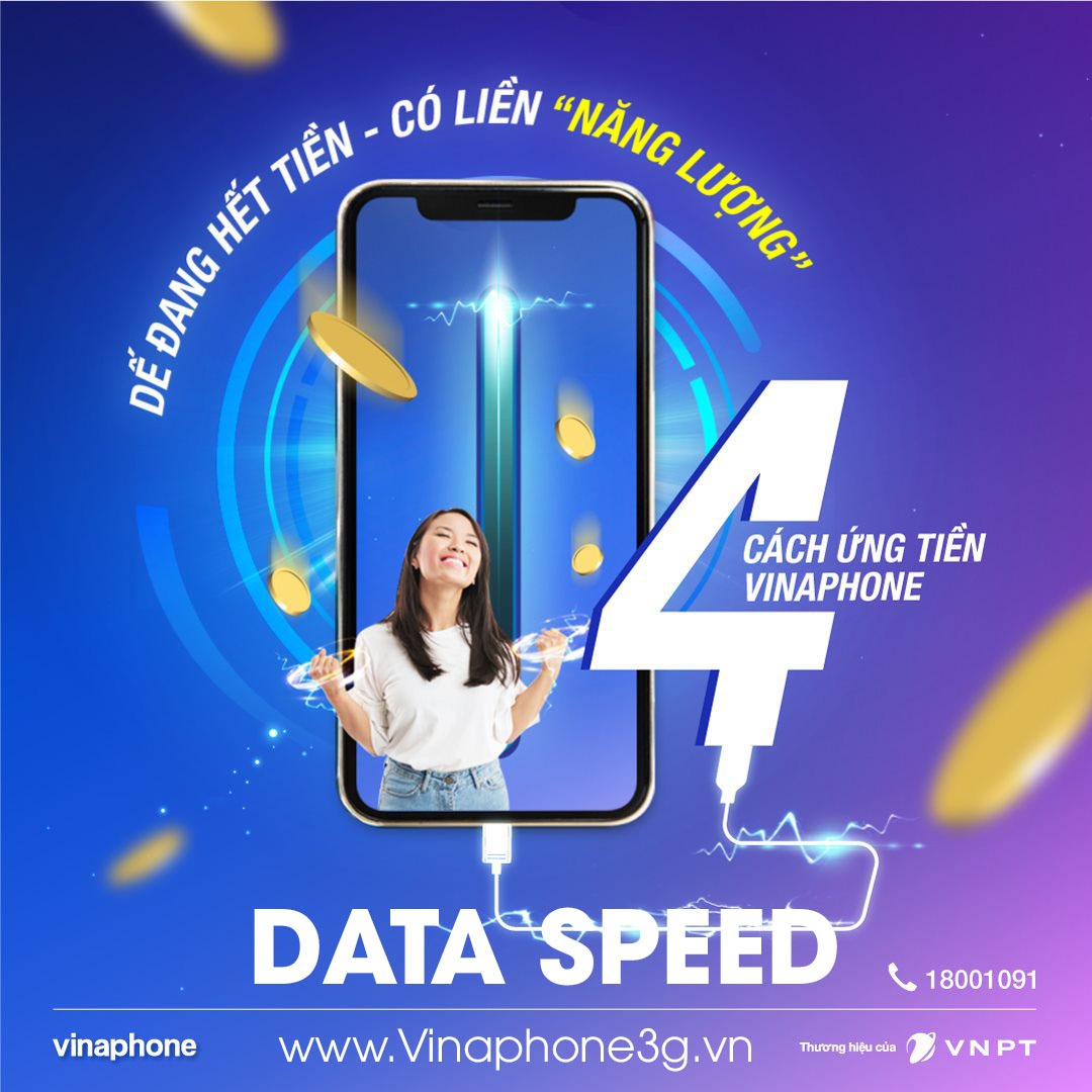 Cách đăng ký gói cước 4G Data Speed Vinaphone ưu đãi 3 trong 1