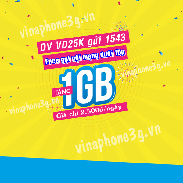 Hướng dẫn cách đăng ký gói cước VD25K mạng Vinaphone
