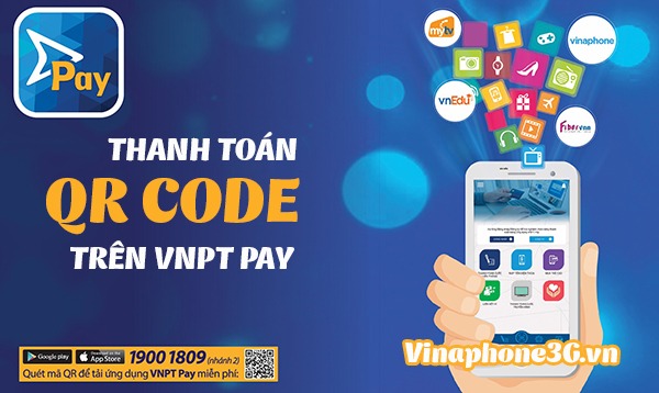 5 bước thanh toán QR Code trên ví điện tử VNPT PAY
