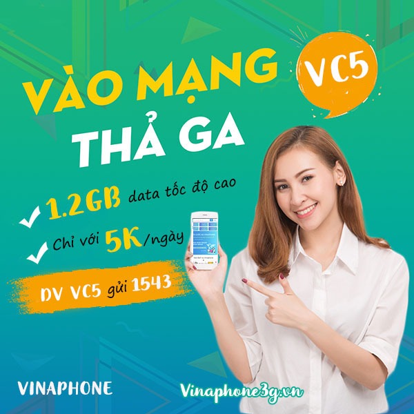 Hướng dẫn cách đăng ký gói cước VC5 Vinaphone