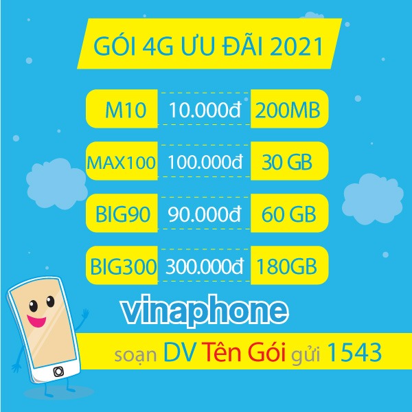 Vinaphone khuyến mãi ngày 11/6/2021 ưu đãi 20% giá trị tiền nạp bất kỳ