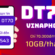 Đăng ký gói cước DT70 Vinaphone có 10GB data 1 tháng